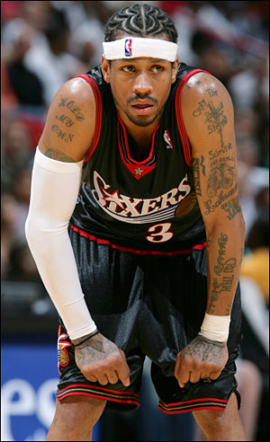 Why do NBA players wear arm sleeves? 